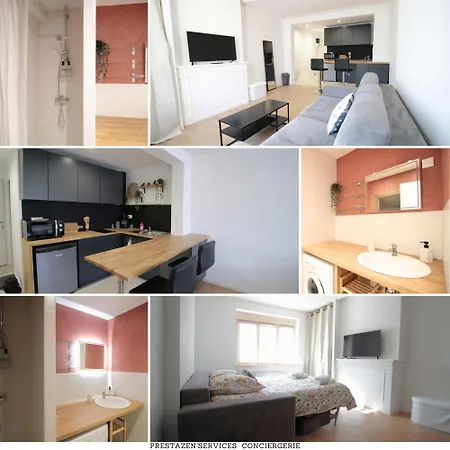 Chez Malau - Neuf Tres Cosy - Centre - Parking Juste En Face - Proche Gare - Internet - Tres Cosy - Canape Convertible Vrai Lit - Gere Par Presta'zen-services